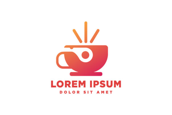 A Cup Drink Logo Template and Whistle Graphics