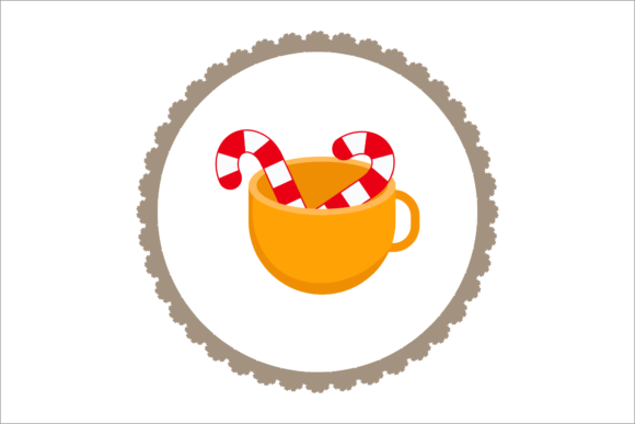 Christmas Candy Cup Graphics and Icons