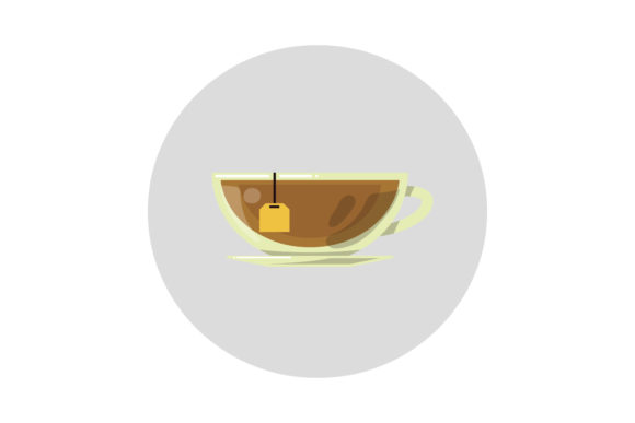 Cup of Hot Tea Clipart: Graphics for Local Business