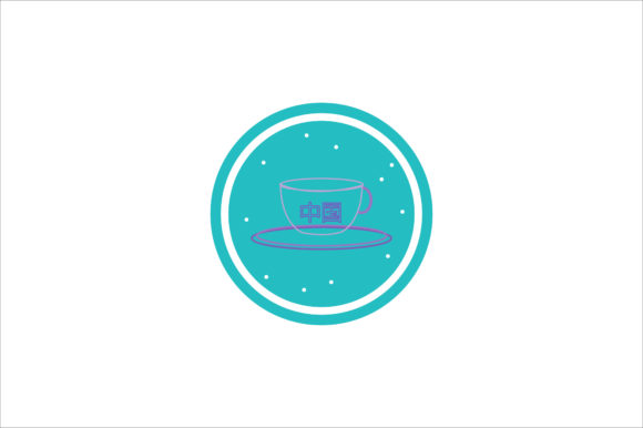 Imlek Icon Cup Color Line Graphics and Icons