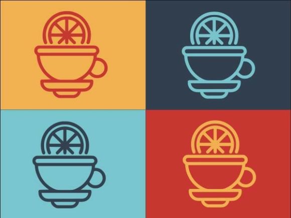 Lemon Tea Cup: Graphics and Logos for Polished Content