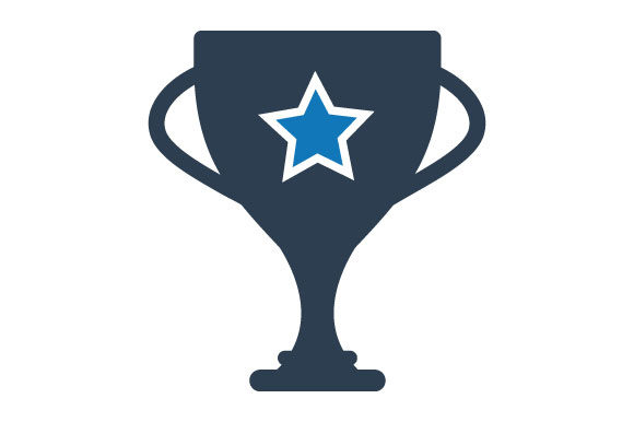 Reward Winner Cup Icon Graphics and Icons