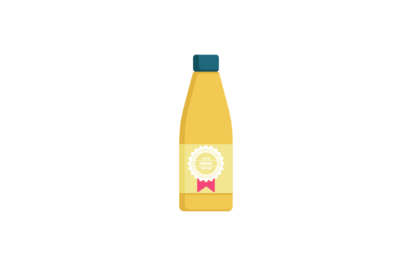 Tumbler Bottle Orange Beverage Icon Graphics