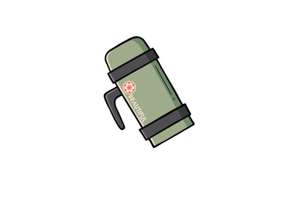 Tumbler Butterfly Green Vector Graphics Freebies