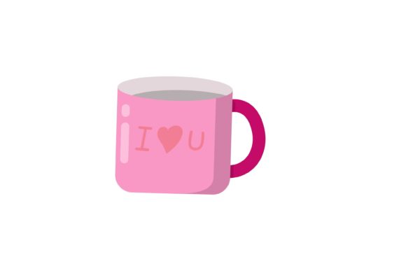 Valentine Cup Icon Graphics and Icons